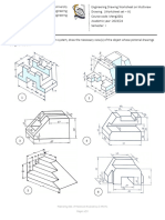AASTU - Multiview Drawing - Worksheet - Set 03