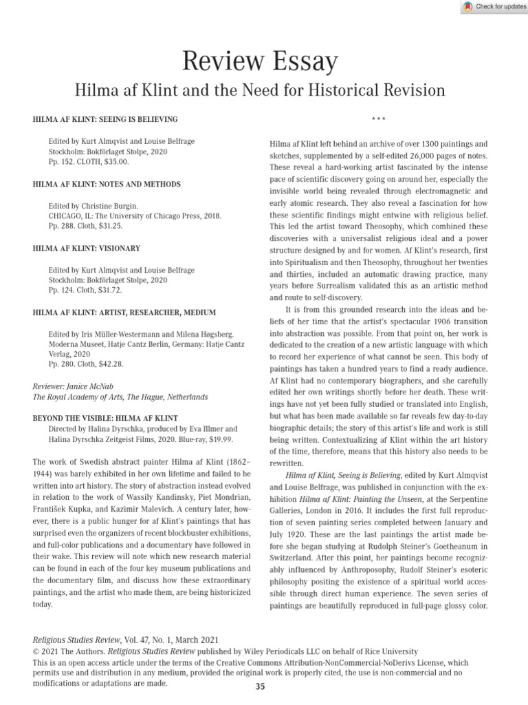 religious-studies-review-2021-mcnab-hilma-af-klint-and-the-need