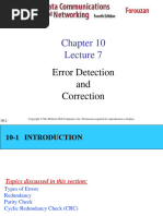 Ch10 Lecture7 Error Detection LIU Fall 2021