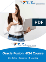 TrioTech Oracle Fusion HCM Course Curriculum