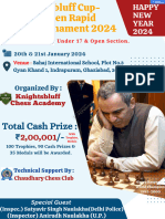 Knightsbluff All India Open Rapid Chess Tournament20-21 Jan 2024