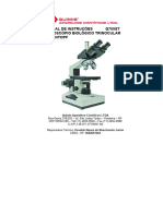 Manual de Instruções Q709St Microscópio Biológico Trinocular Siedentopf