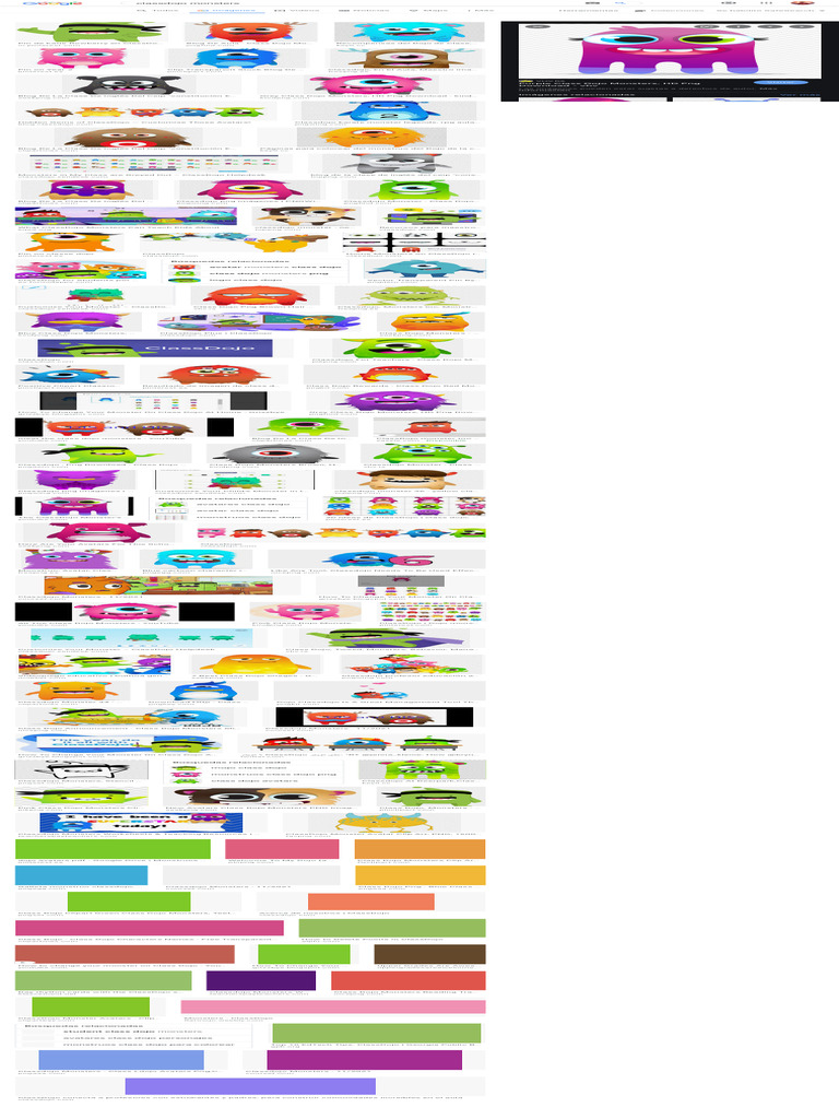 Classdojo Monsters Búsqueda De Google Pdf