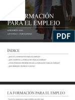 La Formación de Empleo