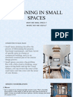 Designing in Small Spaces