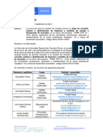 OFI2021-27468 PROY-01861 Convocatoria Análisis e Identificación de Impactos y Medidas de Manejo y Formulación Acuerdod