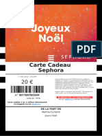 E-Carte Cadeau Sephora