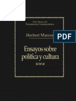 Herbert Marcuse - Ensayos sobre politica y cultura