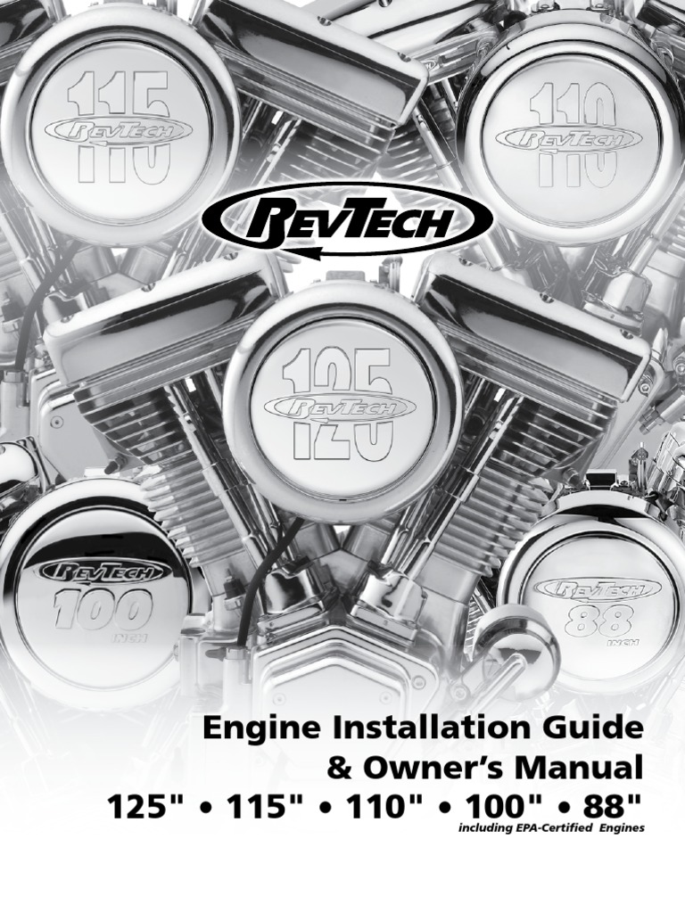 RevTech Engine Installation Guide (2) Transmission (Mechanics