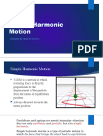 Simple Harmonic Motion