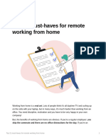 Top 21 Must-Haves For Remote Working From Home