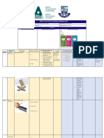 Wood Technology Planning Grid 1st Year
