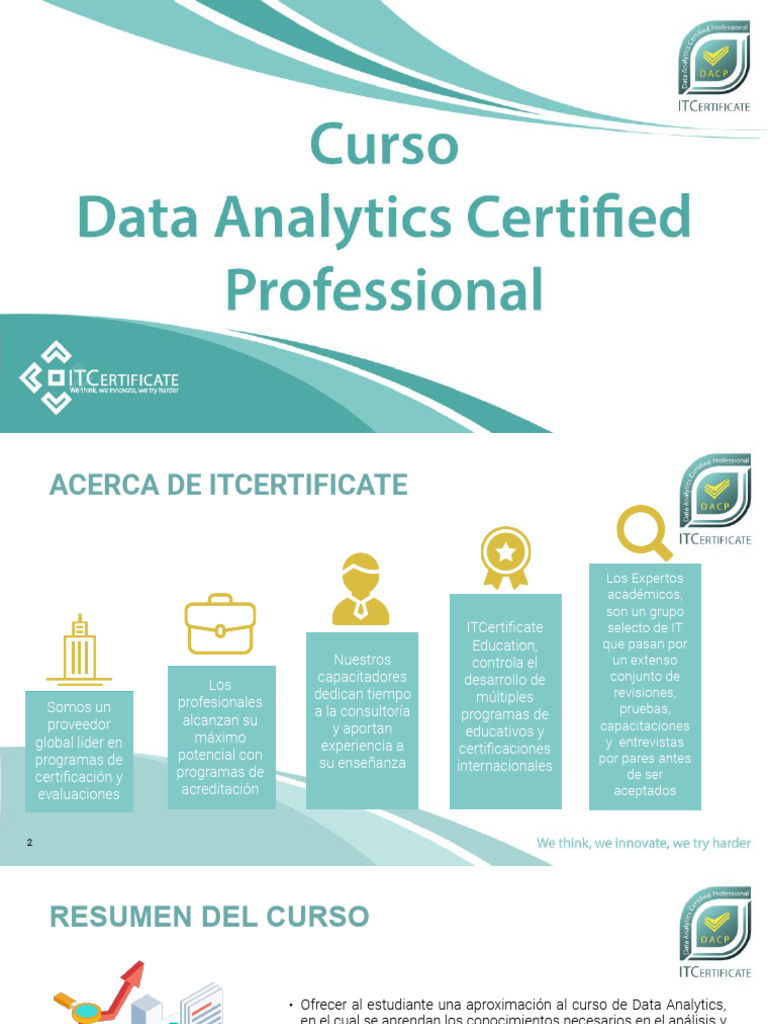 Curso de Data Analytics y Calidad de Datos | PDF | Ciencia de datos ...