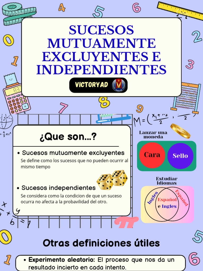 Sucesos Mutuamente Excluyentes e Independientes | PDF | Probabilidad ...