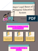 JOHCEL VERZOSA Major Legal Bases of The Philippine Educational System