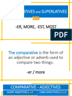 Comparatives and Superlatives