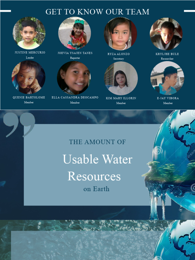 Usable Water Resources on Earth | PDF | Fresh Water | Water