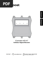 WeBoost 471104 Connect 4G X Installation Manual