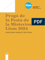 Pregó de La Festa de La Llum 2024