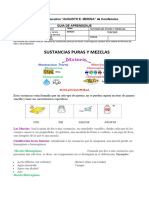 Sustancias Puras y Mezclas