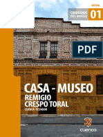 3-Cuadernos Del Museo No 1. Casa Museo Remigio Crespo T.