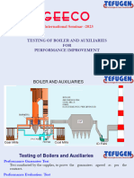 1000 1055 Testing of Boiler and Auxiliaries For Performance Improvement by Balasubramanian R