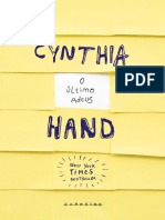 Cynthia Hand - O Ultimo Adeus