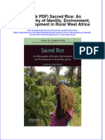 Full Download Ebook PDF Sacred Rice An Ethnography of Identity Environment and Development in Rural West Africa Ebook PDF Docx Kindle Full Chapter