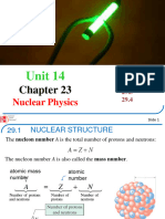 UNIT 14-PHY 131-Chapter 29-Nuclear Physics