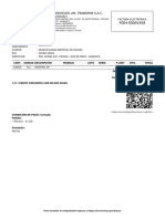 Multiservicios Lim. Transpor S.A.C.: RUC 20529260921 Factura Electrónica