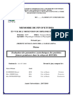 Evaluation Des Paramètres Zootechniques Des Poulettes Futures Pondeuses Dans La Wilaya de BOUIRA.