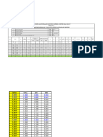 Tabla de Calculo Alcantarillado Sanitario