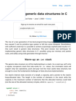 Type-Safe Generic Data Structures in C