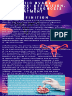 Infographic Polycystic Ovary Syndrome Definition, Aetiology, Diagnosis and Treatment