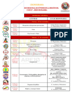 Cronograma CRJ AREJO Oficial