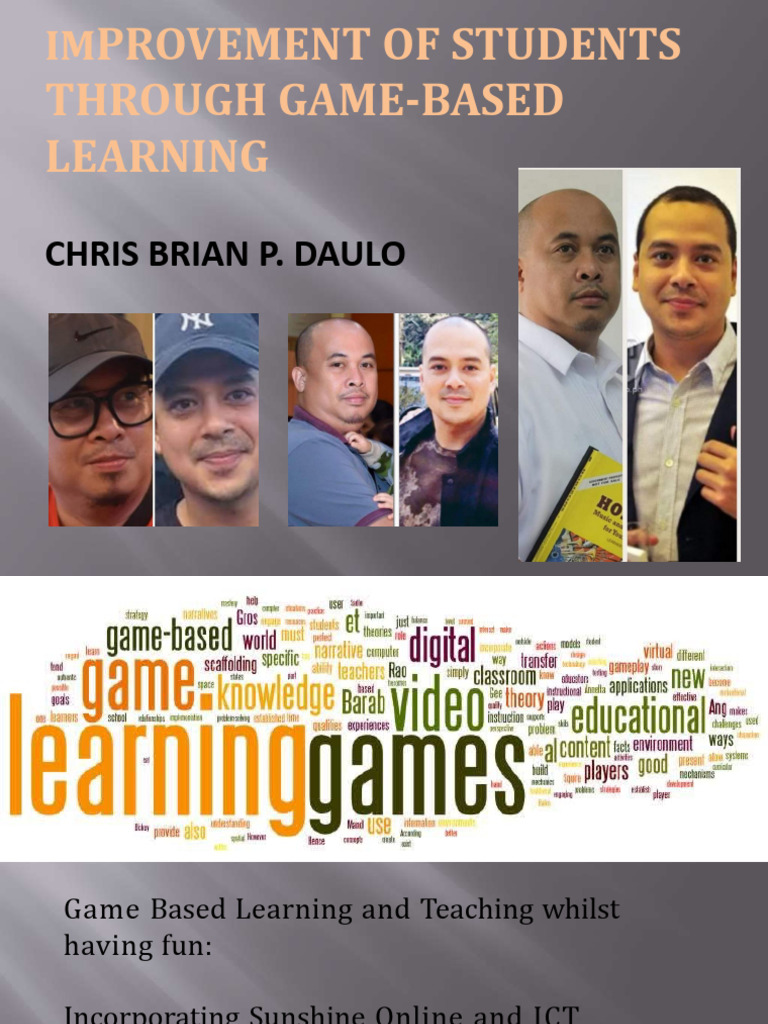 Gamebasedlearning 160607151935 | PDF | Learning | Teachers