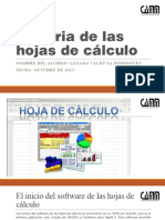 3.3 Historia de Las Hojas de Cálculo