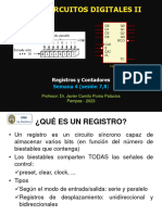 Circuitos Digitales Ii: Registros y Contadores