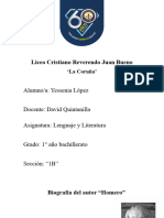 Liceo Cristiano Reverendo Juan Bueno: Alumno/a: Yessenia López