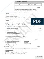 Gateway 1 Term 2 Test 2 B (Answer Key)