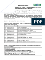 Município de Ibiporã Convocação Comprovação de Títulos E para Distribuição de Aulas Condicionada A Existência de Vagas