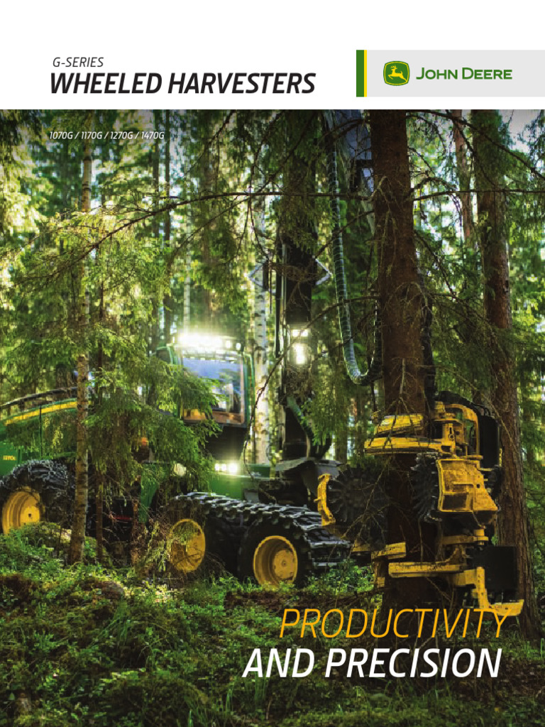 Wheeled Harvesters G Series DKDGWHVR | PDF | Actuator | Axle