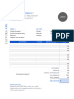 ES Invoice Template 2 Excel