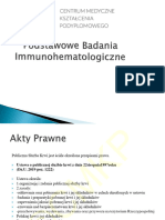 Badania Immunohematologiczne D.łakomiec-Królikowska