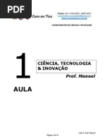 AULA 1 - Turma Específica - CONHECIMENTOS DE CIÊNCIA & TECNOLOGIA_T3_