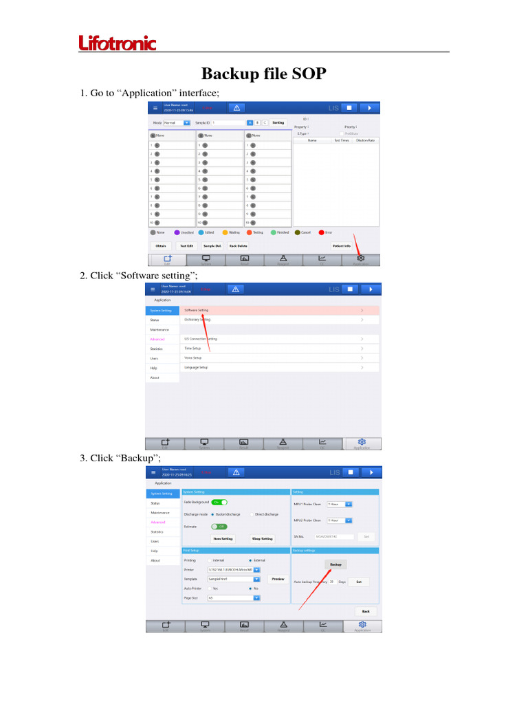Backup File SOP | PDF