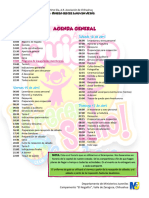 Horario Camporee Avent 2022