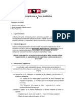 Consigna para La Tarea Académica 2: Katherine Mitma Mancha. Diogo Alessandro Moncada Córdova. Delia Thalía Parra