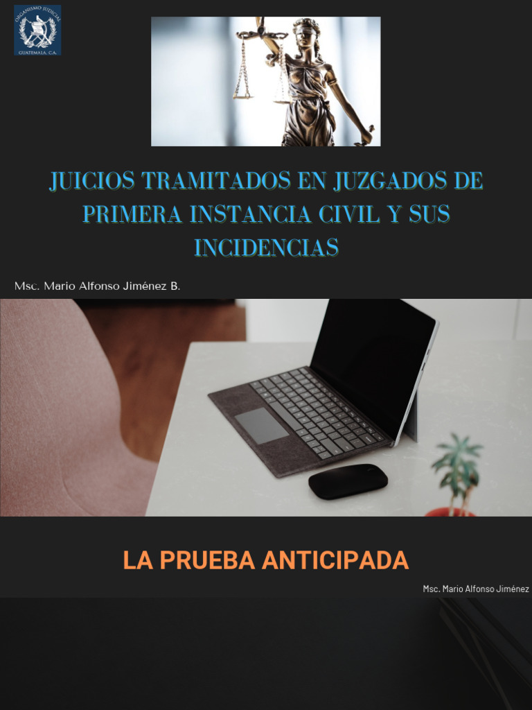 La Prueba Anticipada | PDF | Ley procesal | Apelación