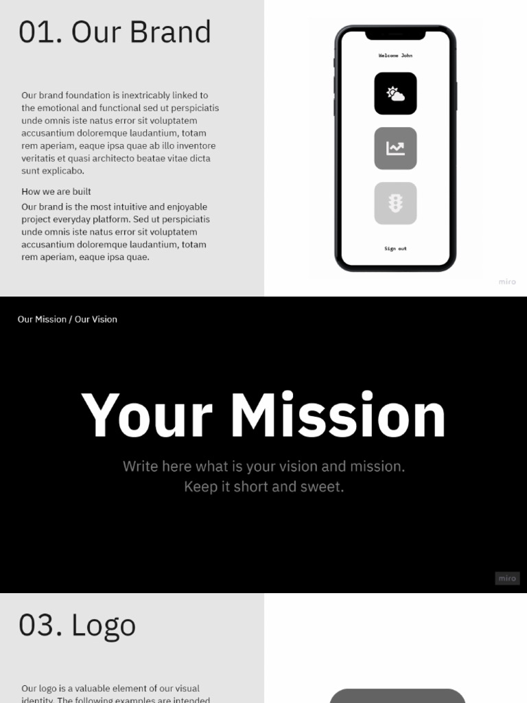 Brand Guidelines Template | PDF